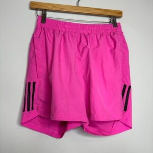 adidas Women's Bright Pink Athletic Shorts 5”